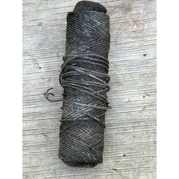 Vintage Ocean Fishing Lures Hooks Sinkers and deep sea test rope 200+ feet LOT - Picture 5 of 7